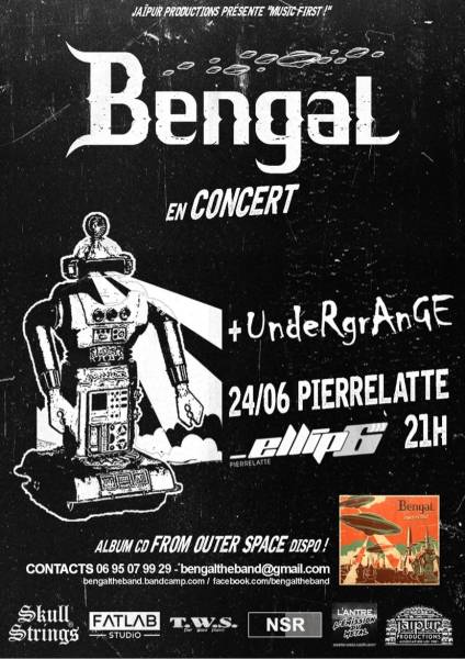 Rock avec Bengal & Undergrange à Pierrelatte entre Orange et Montélimar