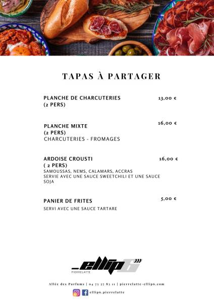 Tapas Ellip6 Restaurant Pierrelatte Drome 
